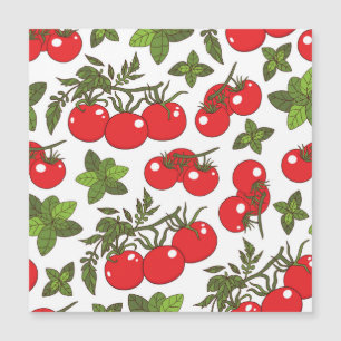 Motif de cuisine sans couture Tomato Basil