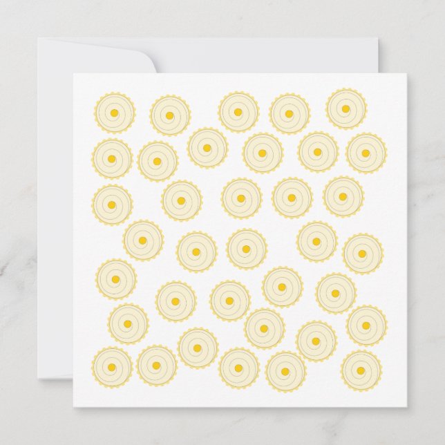 Motif de Cupcake Jaune. (Devant)