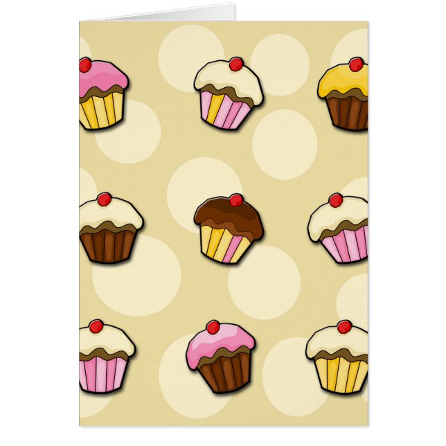 Motif de cupcakes colorés (Devant)
