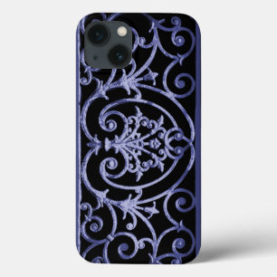 Motif de défilement Indigo Coque-Mate coque iphone