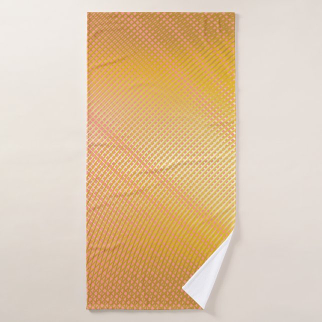 Motif de dégradé minimal. Conception de la couvert (Serviette de bain)