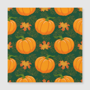 Motif de départ d'automne du Citrouille orange