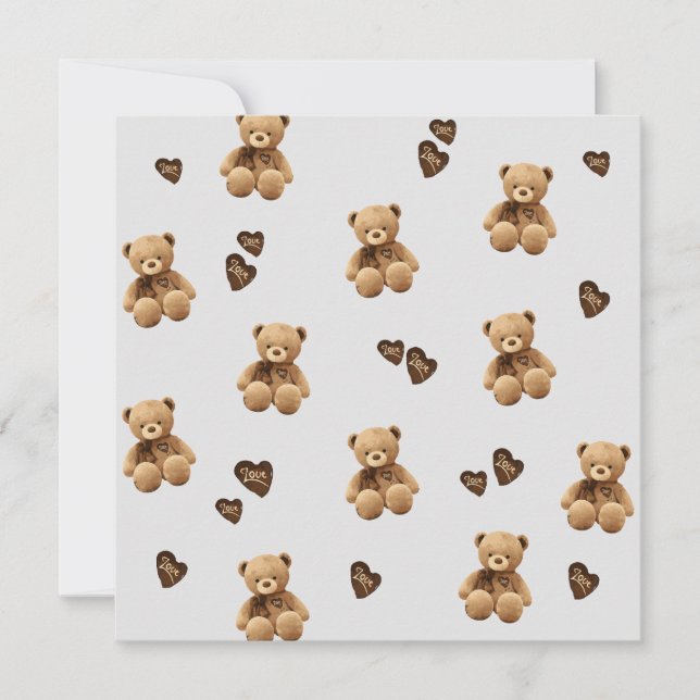 motif de dessin animé de l'ours mignon (Devant)
