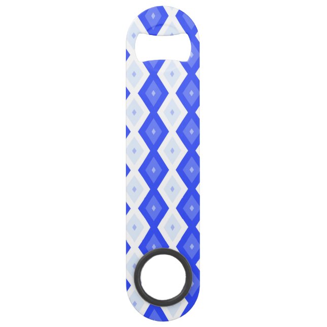 Motif de diamant bleu royal (Devant)