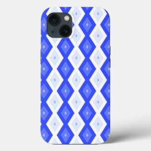 Motif de diamant bleu royal Coque-Mate coque iphon