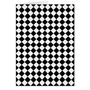 Motif de diamants noir et blanc par Shirley Taylor