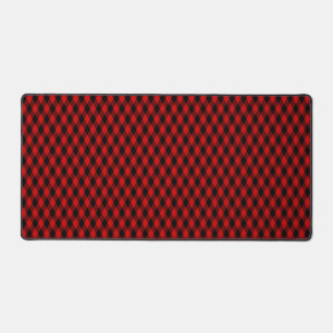 Motif de diamants noirs et rouges