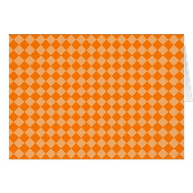 Motif de diamants orange combiné par STaylor (Devant horizontal)