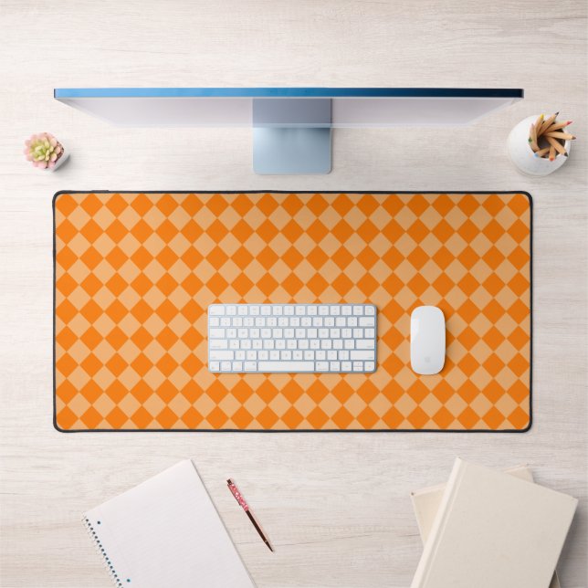 Motif de diamants orange combiné par STaylor (Bureau 1)