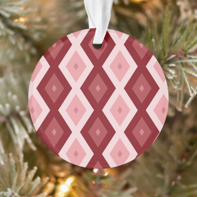 Motif de diamants rouges (Arbre)