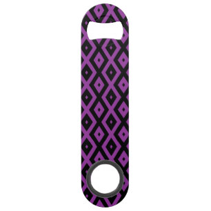Motif de diamants violet et noir