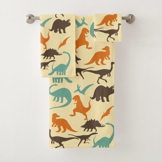Motif de Dinosaur Silhouette (En situation)