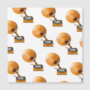 Motif de disque Gramophone.