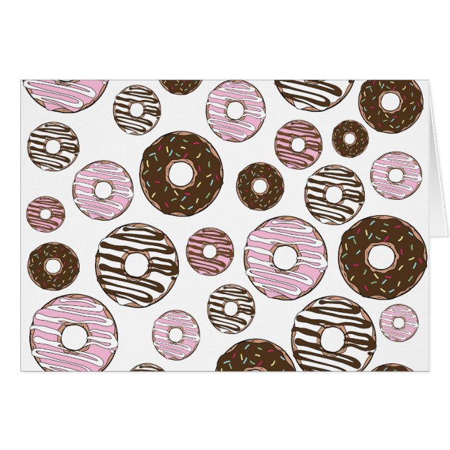 Motif De Donuts, Donuts Roses, Donuts Brown (Devant horizontal)