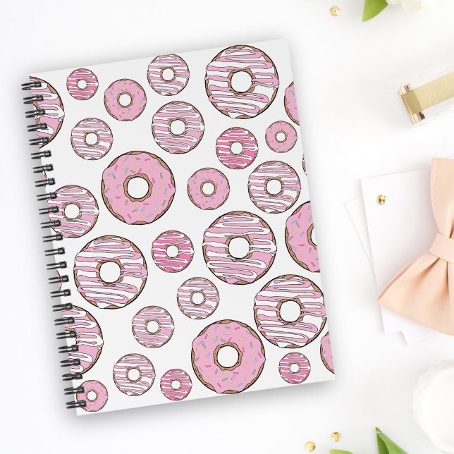 Motif De Donuts, Donuts Roses, Saupoudrages (Créateur téléchargé)