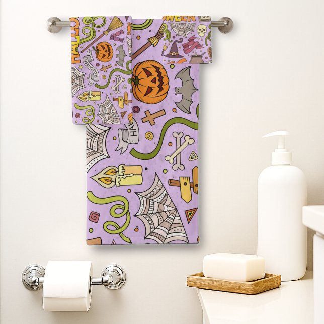 Motif de doodle d'Halloween mignon (Créateur téléchargé)