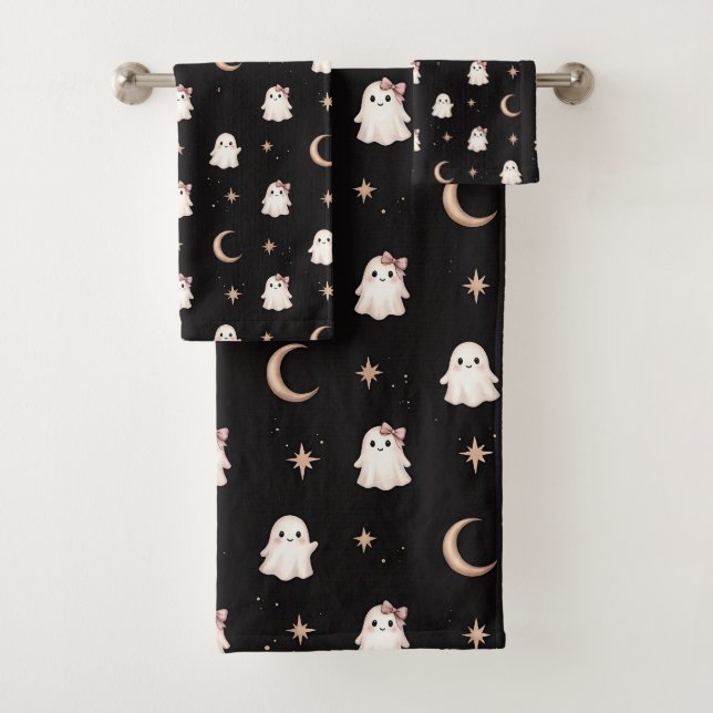 Motif de fantômes mignons d'Halloween (En situation)