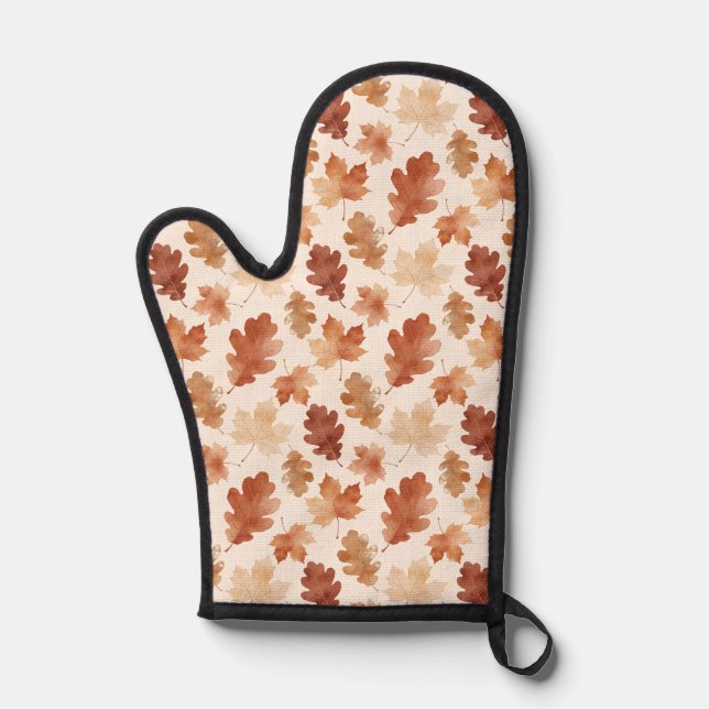 Motif de feuille d'automne confortable (Recto)