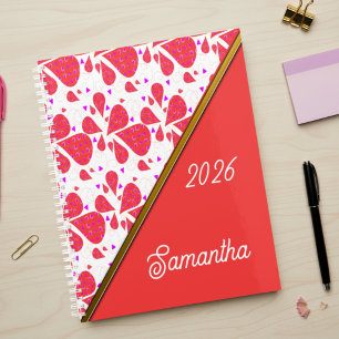 Motif de feuille en larme orange