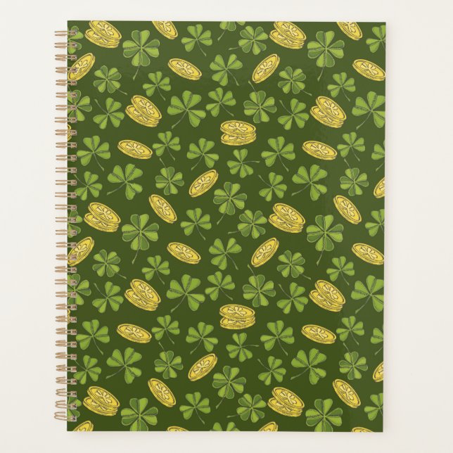 Motif de feuille et de pièce d'or (Devant)