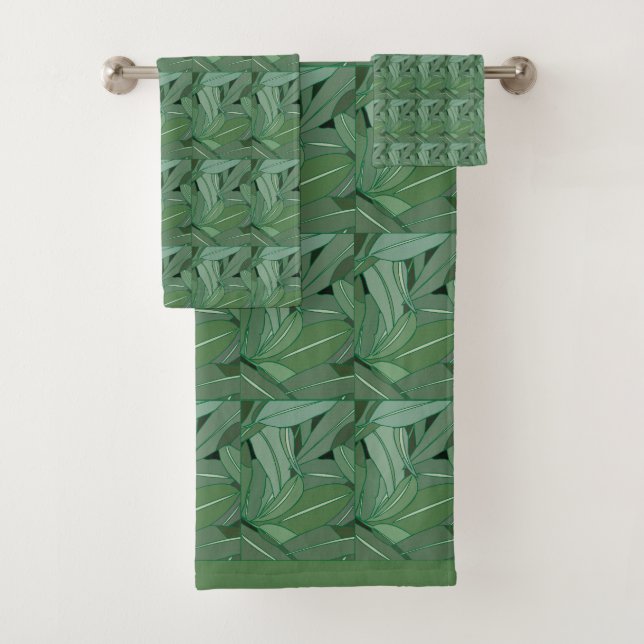 Motif de feuilles d'eucalyptus vert (En situation)