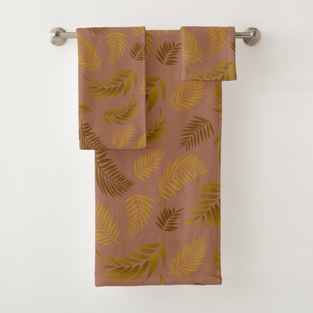Motif de feuilles tropicales 15 (En situation)