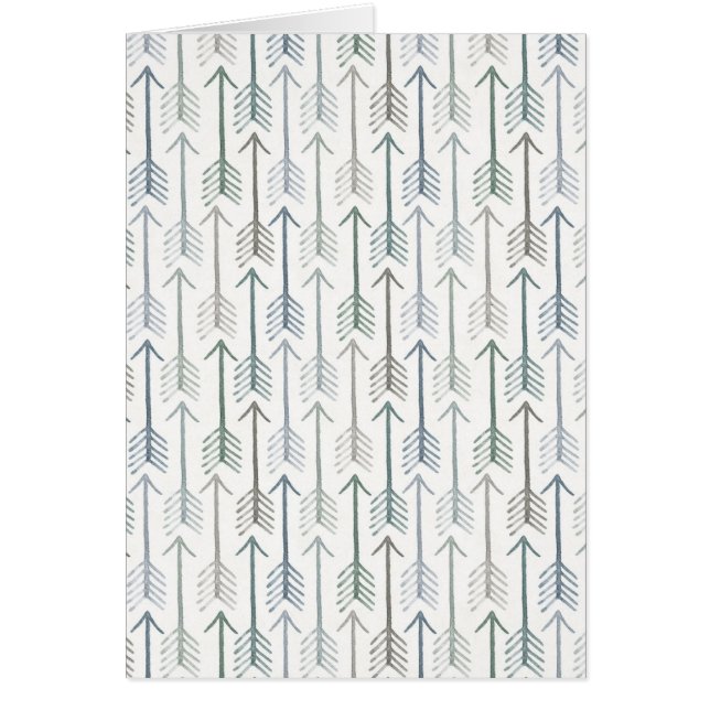 Motif de flèche d'envie de voyager d'aquarelle (Devant)