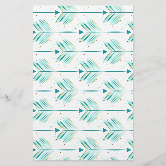 Motif de flèche indé (Devant)