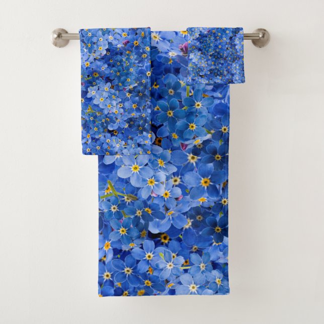 Motif de fleur de ne m'oubliez pas (En situation)