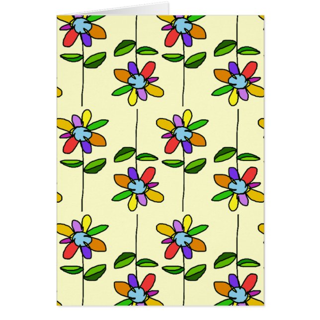 motif de fleurs coloré et magnifique (Devant)