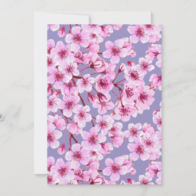 Motif de fleurs de cerisiers (Devant)