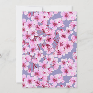 Motif de fleurs de cerisiers