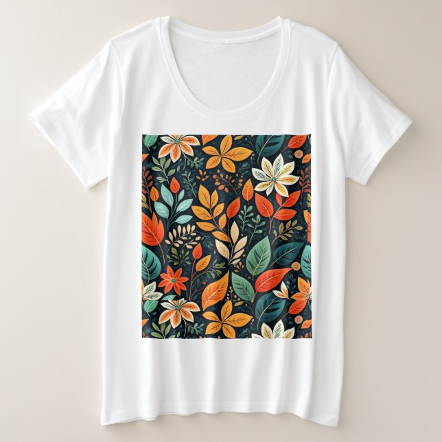 Motif de fleurs exotiques florales (Design devant)