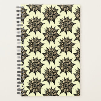 Motif de fleurs florales gothiques Sepia Spirit