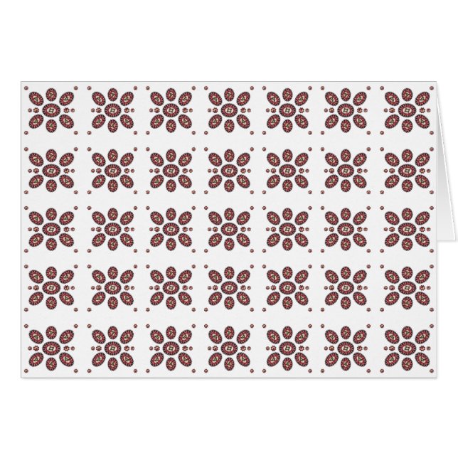 Motif de fleurs Mandala (Devant horizontal)