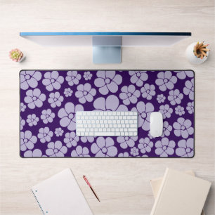 Motif de fleurs - Oreiller à lancer violet
