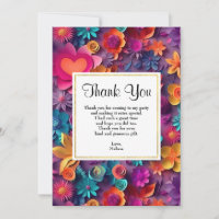 Motif de fleurs printanières colorées Merci