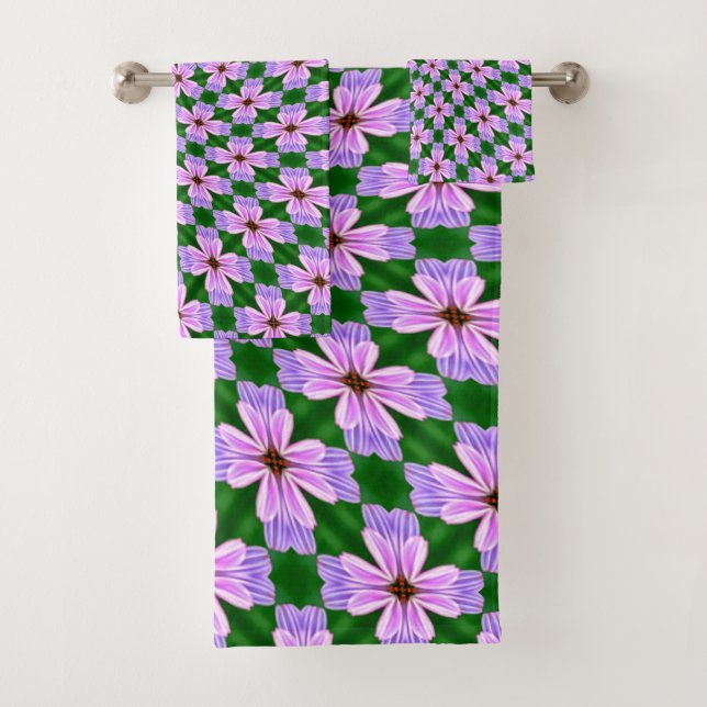 Motif de fleurs rose pâle (En situation)