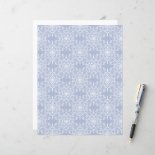 Motif de flocon de neige en dentelle Abstraite sur