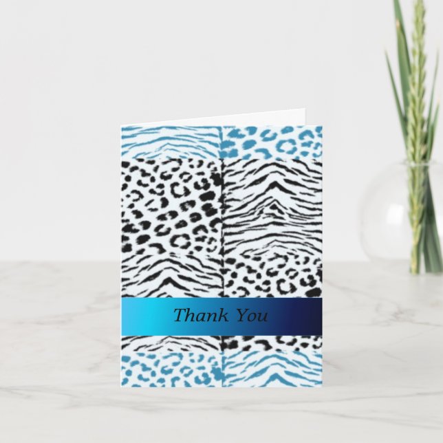 Motif de fourrure d'animal sauvage Merci (Devant)