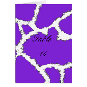 Motif de fourrure de girafe violet