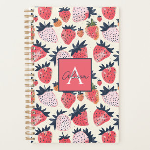Motif de fraise personnalisé mignon