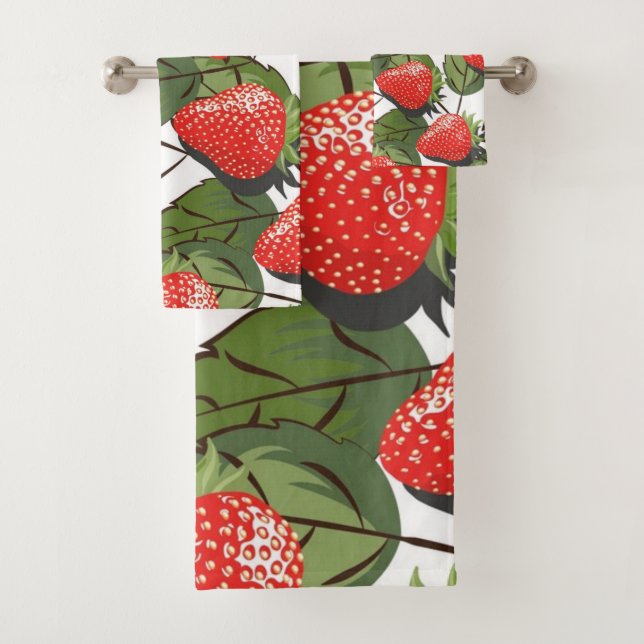 Motif de fraises (En situation)