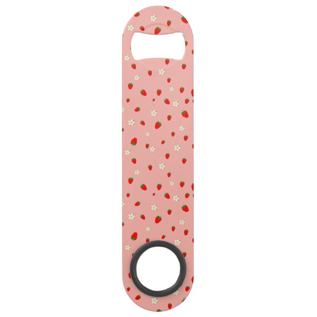 Motif de fraises et de fleurs (Devant)