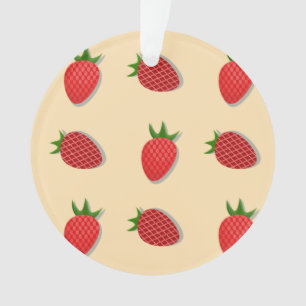 Motif de fraises pour les fruits à l'été bonnes vi