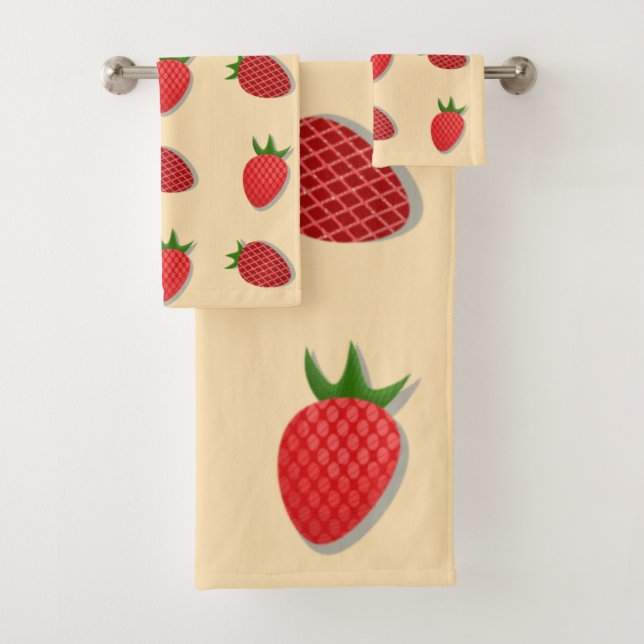 Motif de fraises pour les fruits à l'été bonnes vi (En situation)