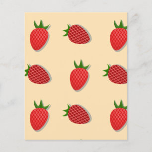 Motif de fraises pour les fruits à l'été bonnes vi