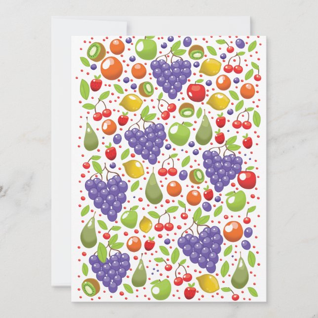 Motif de fruits mignons (Devant)