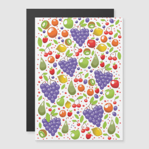 Motif de fruits mignons