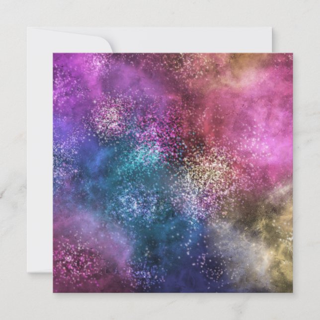 Motif de galaxie coloré (Devant)